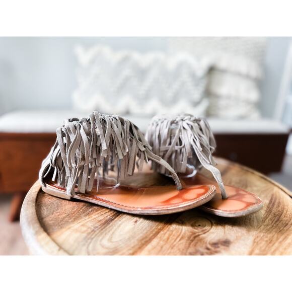 Boho dreamer Wanderlust Fringe Sandals Made for golden Trails + Slow Evenings - Picture 6 of 7